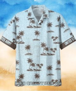 U.S. Army Veterans Retro Island Hawaiian Shirt