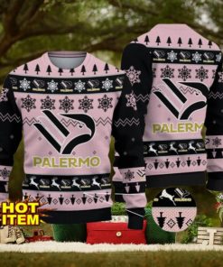 U.S. Città di Palermo Team Football Lega Serie A Ugly Christmas Sweater Christmas Gift