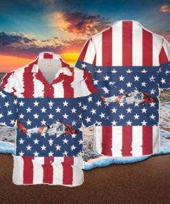 U.S. Coast Guard Sikorsky MH 60T Jayhawk (S 70B 5), 4th Of July Hawaiian Shirt Beach Shirt For Men Women