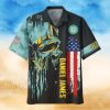 U.S. Navy Veterans Punisher Skull Custom Hawaiian Shirt