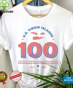 U.S. Virgin Islands 100 Centennial Celebration logo shirt