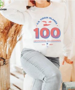 U.S. Virgin Islands 100 Centennial Celebration logo hoodie, sweater, longsleeve, shirt v-neck, t-shirt