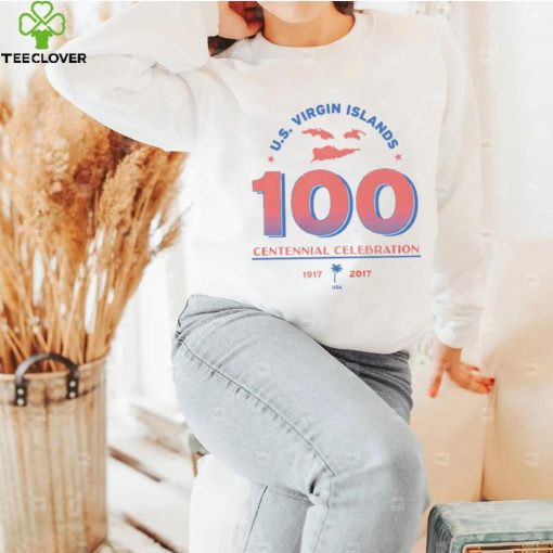 U.S. Virgin Islands 100 Centennial Celebration logo hoodie, sweater, longsleeve, shirt v-neck, t-shirt