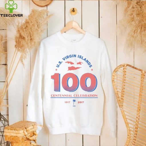 U.S. Virgin Islands 100 Centennial Celebration logo hoodie, sweater, longsleeve, shirt v-neck, t-shirt