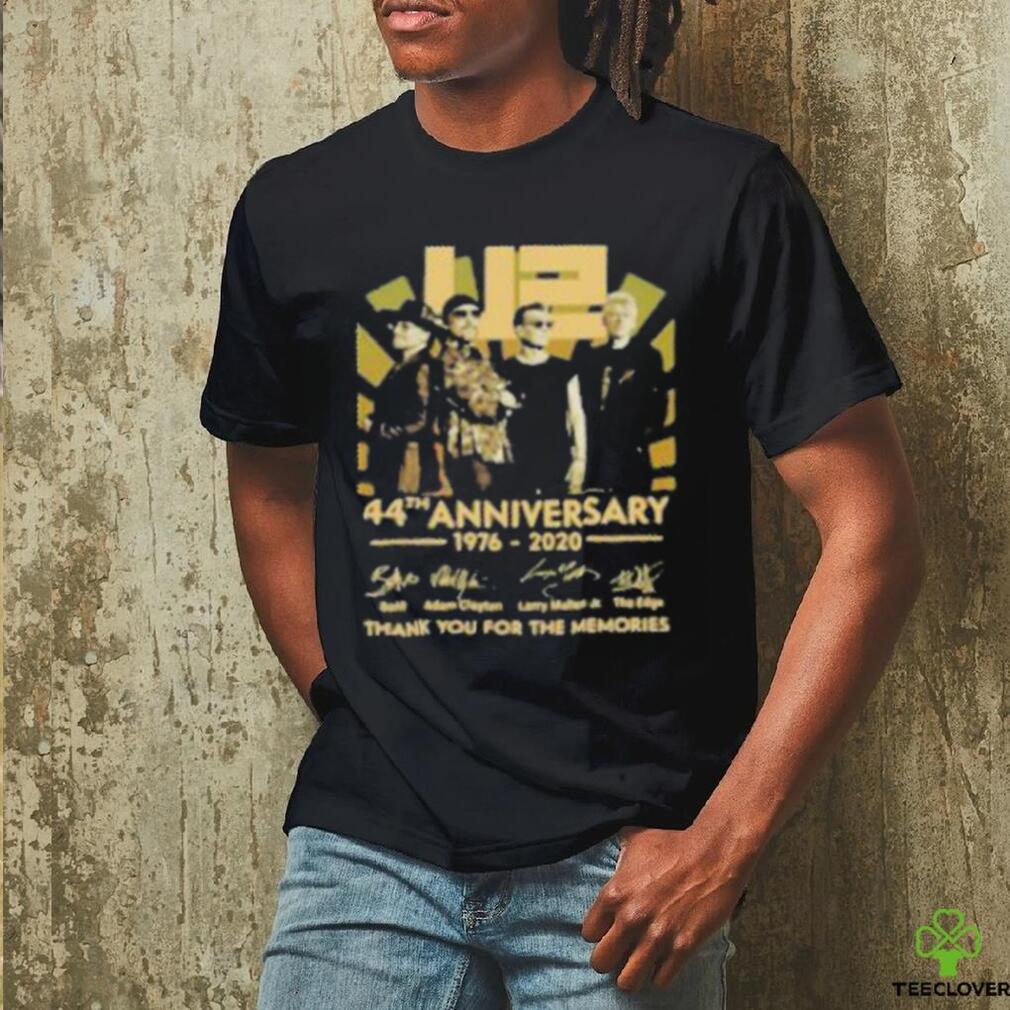 U2 44Th Anniversary 1976 2020 Thank You For The Memories Signatures Shirt U2 44Th Anniversary 1976 2020 Thank You For The Memories Signatures Shirt