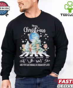 U2 Band Abbey Road Merry Christmas shirt