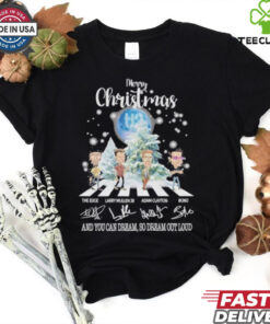 U2 Band Abbey Road Merry Christmas shirt