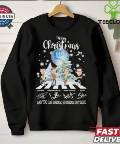 U2 Band Abbey Road Merry Christmas shirt