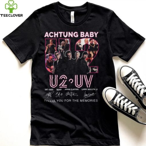 U2 UV Achtung Baby Thank You For The Memories T Shirt