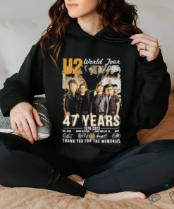 U2 World Tour 2023 47 Years 1976 2023 Thank You For Memories Signature Shirt