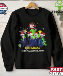 U2 band Christmas baby please come home shirt
