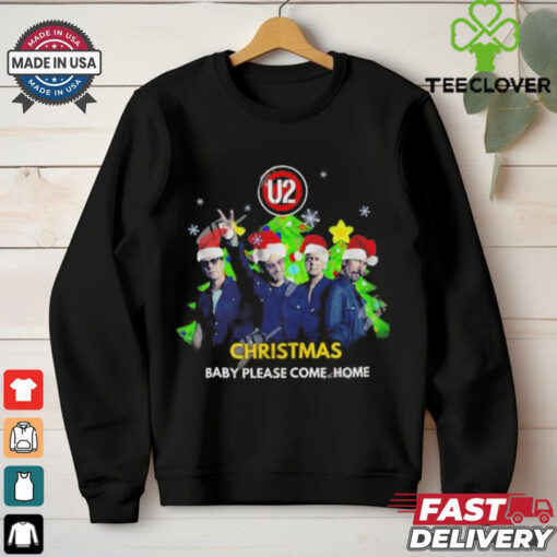 U2 band Christmas baby please come home shirt