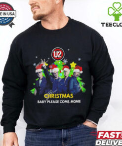 U2 band Christmas baby please come home shirt