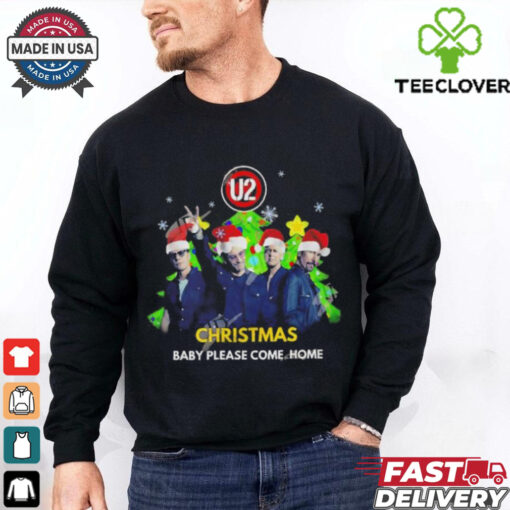 U2 band Christmas baby please come home shirt