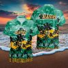 Oakland Athletics MLB Flower Short Sleeve Button Up Tropical Hawaiian Shirt
