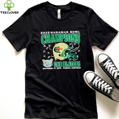 UAB Blazers Champions December 16th 2022 Bahamas Bowl Nassau T Shirt