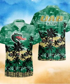 UAB Blazers Palms Tree Hawaiian Shirt