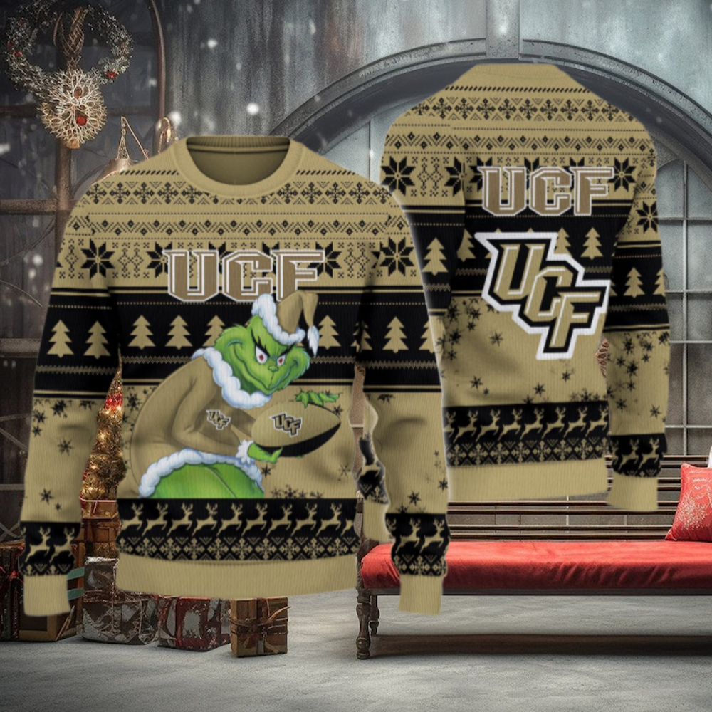 UCF Knights Grinch Ugly Christmas Sweater UCF Knights Grinch Ugly Christmas Sweater