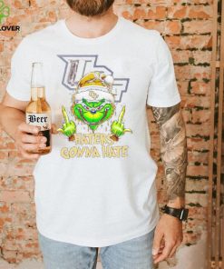 UCF Knights Grinch middle finger haters gonna hate shirt 2 UCF Knights Grinch middle finger haters gonna hate shirt