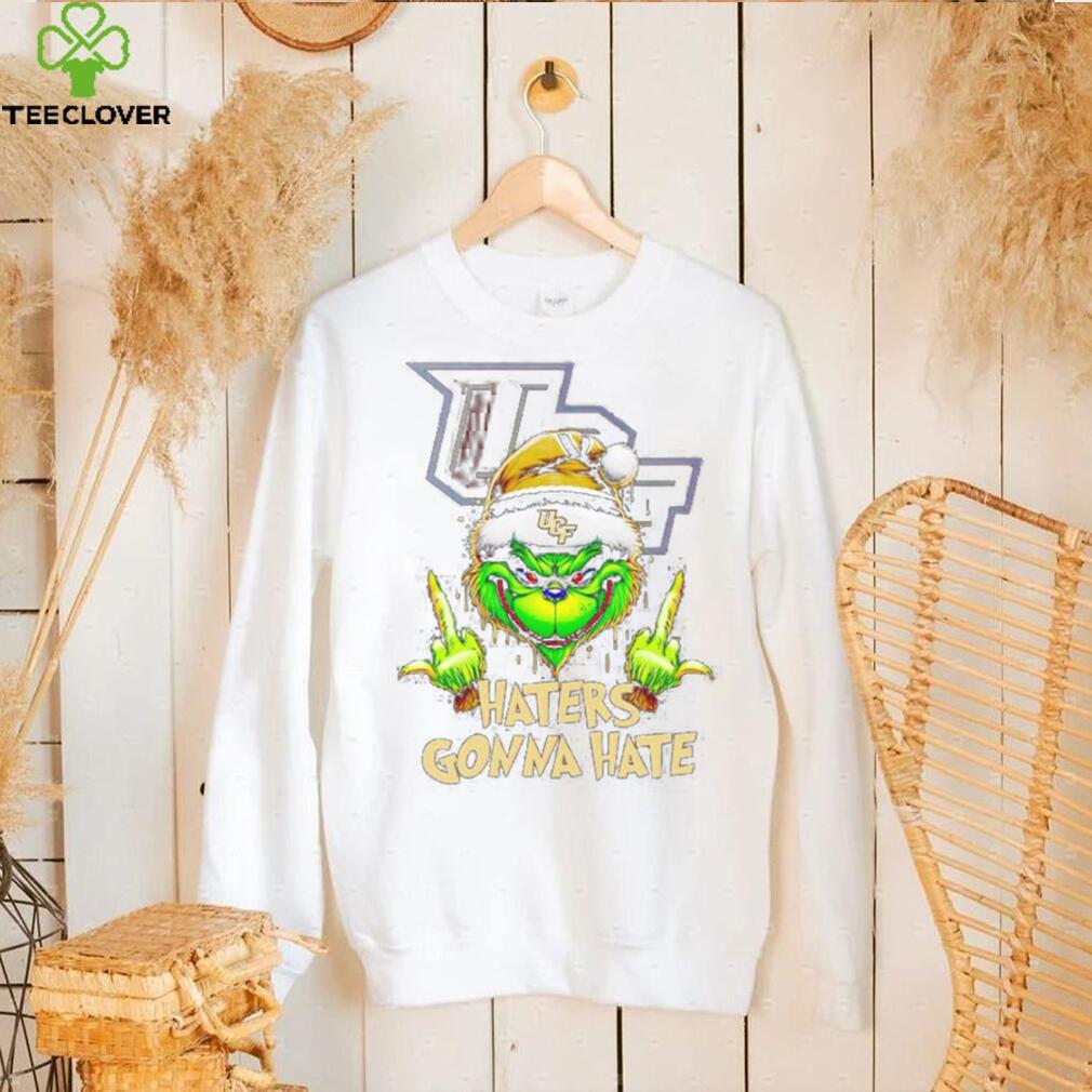 UCF Knights Grinch middle finger haters gonna hate shirt UCF Knights Grinch middle finger haters gonna hate shirt