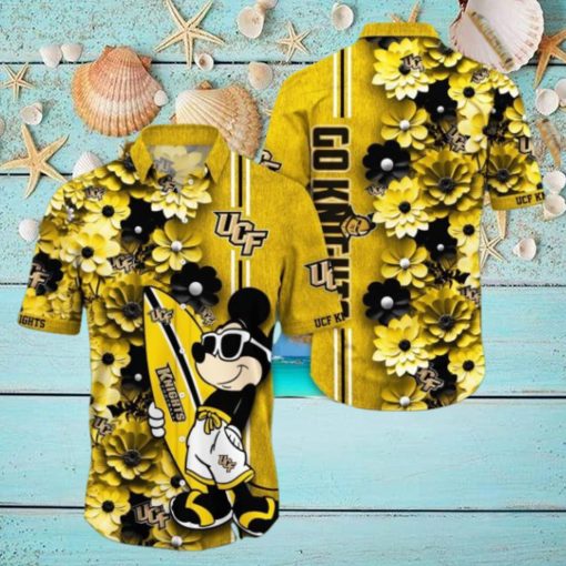 UCF Knights Hawaiian Shirt Mickey Love Surfing Trending Summer Gift