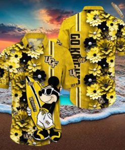 UCF Knights Hawaiian Shirt Mickey Love Surfing Trending Summer Gift