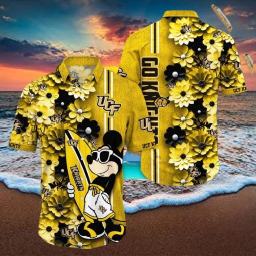 UCF Knights Hawaiian Shirt Mickey Love Surfing Trending Summer Gift