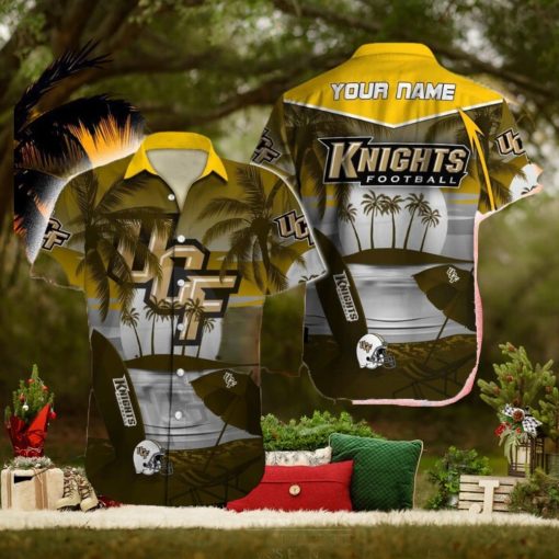 UCF Knights NCAA Best Custom Name Hawaiian Shirt Beach For Men Women Gift For Fans