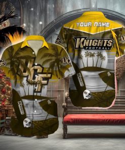 UCF Knights NCAA Best Custom Name Hawaiian Shirt Beach For Men Women Gift For Fans