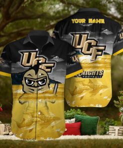 UCF Knights NCAA Top Custom Name Hawaiian Shirt Beach For Men Women Gift For Fans