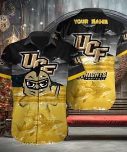 UCF Knights NCAA Top Custom Name Hawaiian Shirt Beach For Men Women Gift For Fans