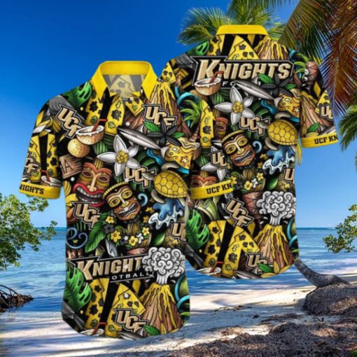 UCF Knights NCAA1 Flower Hawaiian Shirt