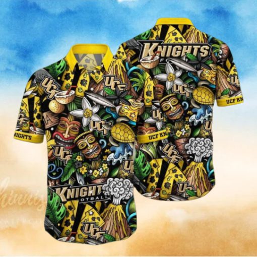 UCF Knights NCAA1 Flower Hawaiian Shirt