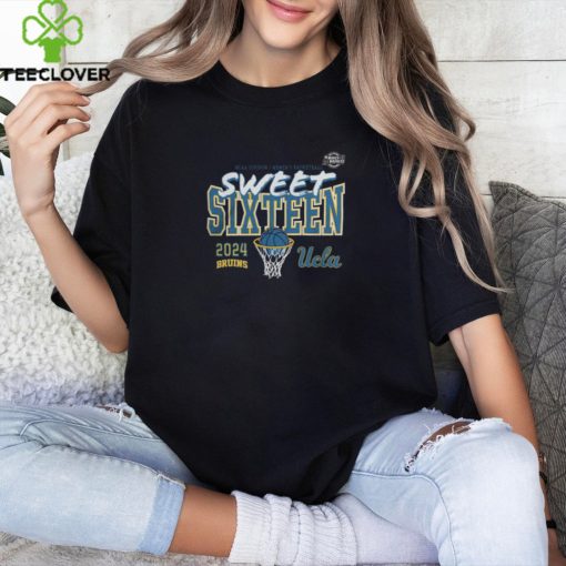 UCLA Bruins 2024 NCAA Women's Basketball Tournament March Madness Sweet 16 Fast Break Tee Shirt