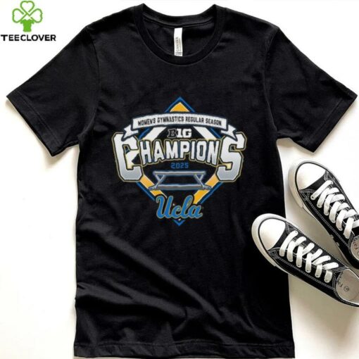 UCLA Bruins 2025 Big Ten Women’s Gymnastics Regular Season Champions Locker Room T Shirt