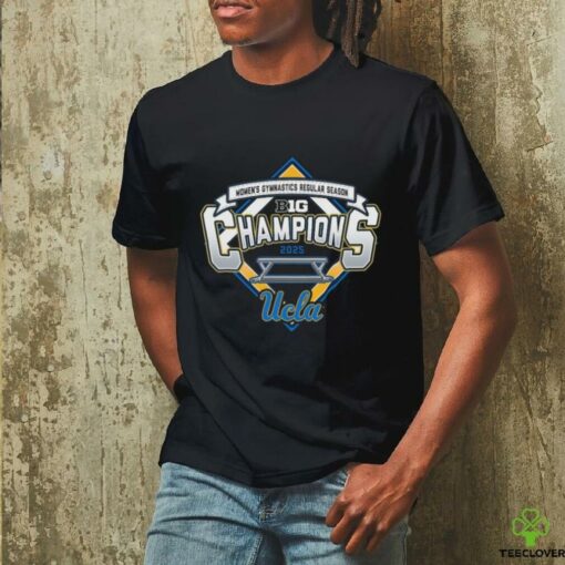 UCLA Bruins 2025 Big Ten Women’s Gymnastics Regular Season Champions Locker Room T Shirt