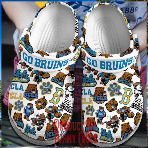 UCLA Bruins Go Bruins NCAA Crocs Slippers