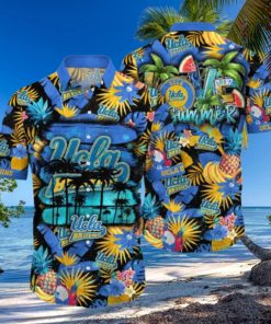 UCLA Bruins NCAA3 Aloha Tropical Summer Pattern Happy Hawaiian Shirt
