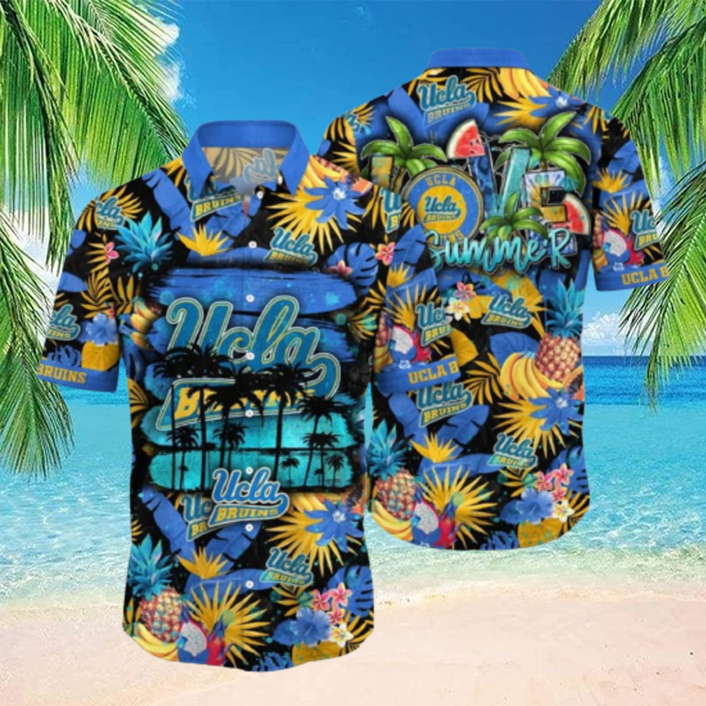 UCLA Bruins NCAA3 Aloha Tropical Summer Pattern Happy Hawaiian Shirt UCLA Bruins NCAA3 Aloha Tropical Summer Pattern Happy Hawaiian Shirt