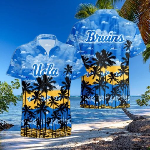 UCLA Bruins Palms Tree Hawaiian Shirt