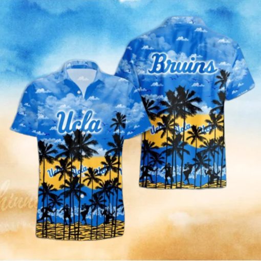 UCLA Bruins Palms Tree Hawaiian Shirt