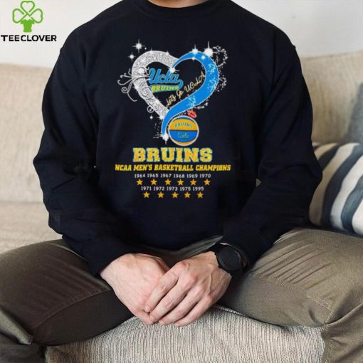 UCLA Bruins basketball let’s go UCLA Bruins NCAA men’s basketball Champions stars heart logo hoodie, sweater, longsleeve, shirt v-neck, t-shirt