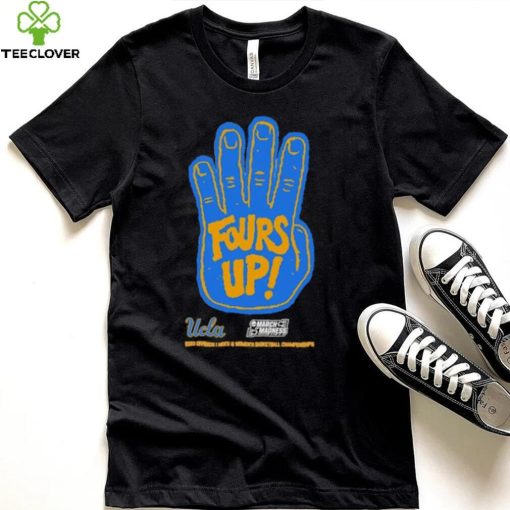 UCLA Bruins men’s basketball Fours Up 2023 Division I Men’s and Women’s Basketball Champions shirt