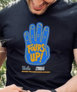 UCLA Bruins men’s basketball Fours Up 2023 Division I Men’s and Women’s Basketball Champions shirt