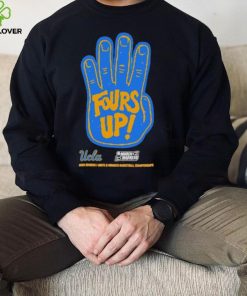 UCLA Bruins men’s basketball Fours Up 2023 Division I Men’s and Women’s Basketball Champions shirt