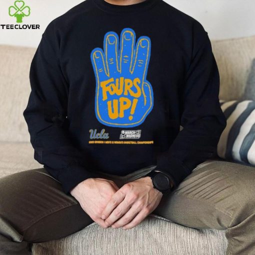 UCLA Bruins men’s basketball Fours Up 2023 Division I Men’s and Women’s Basketball Champions shirt