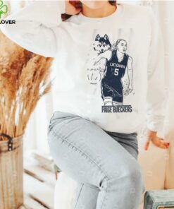 UConn Basketball Paige Bueckers Vertical Layer Shirt