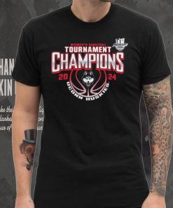 UConn Huskies 2024 Big East Basketball Conference Tournament Champions T Shirt