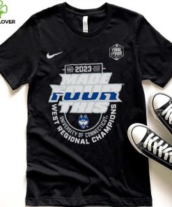 UConn Huskies Nike 2023 March Madness Final Four this west regional Champions shirt
