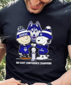 UConn Huskies Snoopy and Charlie Brown Big East Conference Champions go Huskies shirt